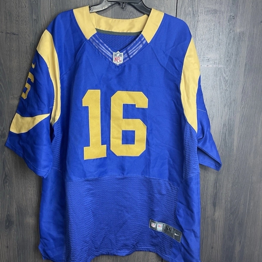 Nike Blue NFL Jersey with Silver Accents